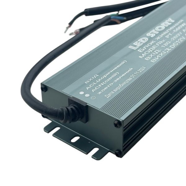 Блок питания для лед ленты 12В герметичный IP67 41,7А 500 Вт Led Story Profi 25309 фото