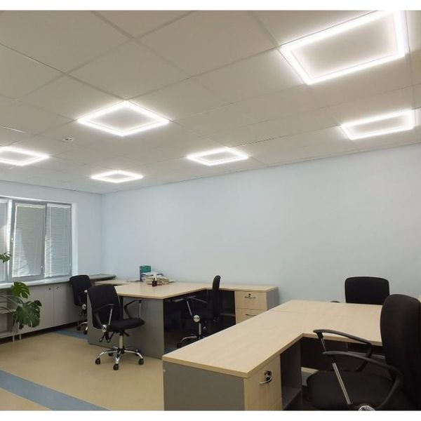 Алюмиевая Лед рамка 600&times;600 50Вт 5500Lm 6500К Холодный свет Aluminum 20150 фото