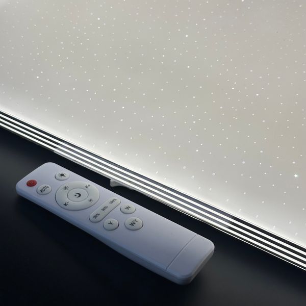 LED люстра квадратная с пультом 70Вт светодиодная Звездное небо 3000-6500K IP40 7700лм Led-Story 24645 фото