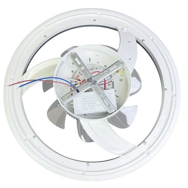 Люстра вентилятор led &Oslash;47 см 82Вт 3 кольори світла 6 режимів st-11130 фото