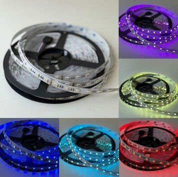 Світлодіодна стрічка RGBWW 14W 3000K 24V SMD 5050 60 д.м. IP33, бобіна 10м (ціна 1 м) 26154 фото