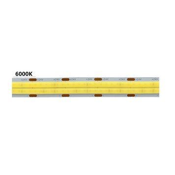 Двухрядная COB лента 2800 Lm 6000К холодный белый 960 д.м. 24V IP20 28W Led Story продажа бобинами 5м (цена 1м) 24647 фото