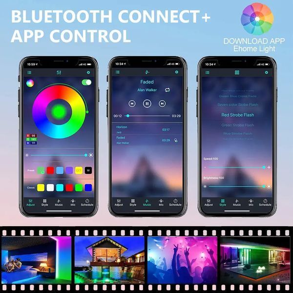 RGB контролер Bluetooth/ІК music 12 А 144вт з мікрофоном і ІЧ пультом (40кн) 23666 фото