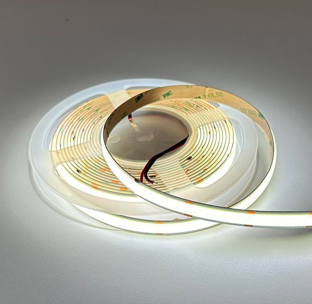 Двухрядная COB лента 2800 Lm 6000К холодный белый 960 д.м. 24V IP20 28W Led Story продажа бобинами 5м (цена 1м) 24647 фото