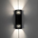 Бра лофт двухстороннее черное из металла под лампу E27 st-09334 фото