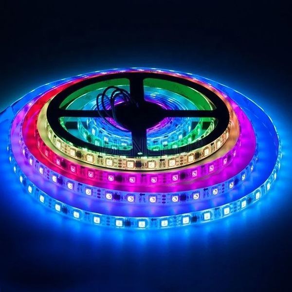Світлодіодна стрічка RGB SMD 5050 12V 60 д.м.IP20 WS2811 PIXEL (ціна 1м) 20526 фото