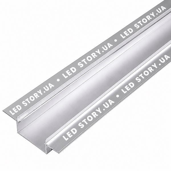 Профіль для лед підсвітки врізний анодований LSG20 LED STORY 2м (ціна 1 м) 28219 фото