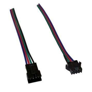 Комплект JST Connector 4pin RGB WS2813/WS2815 з кабелем тато + мама st-00886 фото