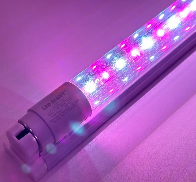 Світлодіодна лампа для м'яса Т8 Led-Story PINK MEAT 18W 1,2м st-06932 фото