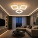 Стельовий led світильник 60W &Oslash;475&times;85 мм білий з димуванням, нічником та трьома режимами освітлення 29075 фото 1