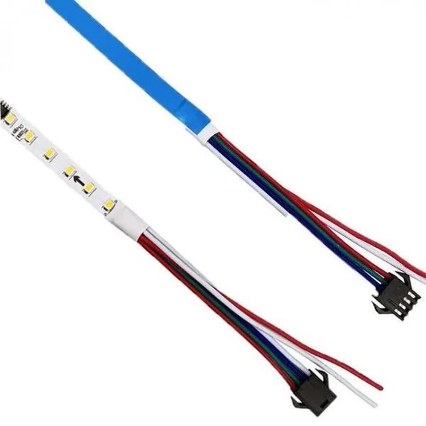 Пиксельная светодиодная LED лента бегущая волна 24V SMD2835 120д.м. IP20 SMART 5500-6000К холодный белый (цена 1 м) st-04675 фото