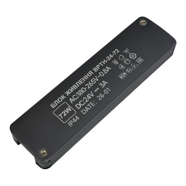 Импульсный блок питания 24V 72W 3A Slim IP44 28396 фото