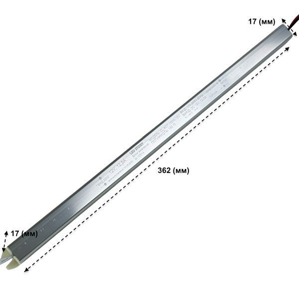 Компактний 150W блок живлення 12V 12,5A IP20 негермет LED STORY Profi 28475 фото