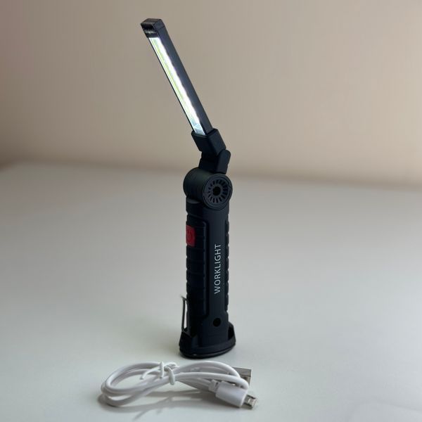 Ліхтарик складаний на магніті Worklight W51 із зарядкою від USB 20557 фото