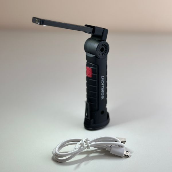 Ліхтарик складаний на магніті Worklight W51 із зарядкою від USB 20557 фото