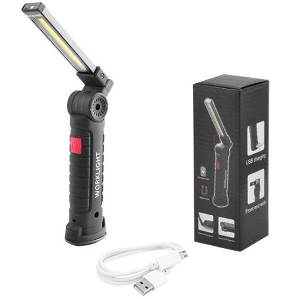 Ліхтарики Led з аккумуляторні з магнітом Worklight W52 20558 фото