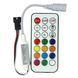 IR смарт контроллер для адресной ленты RGB SPI Dream RF DC5-24V 60W 5A (21 кнопка) 22120 фото 1