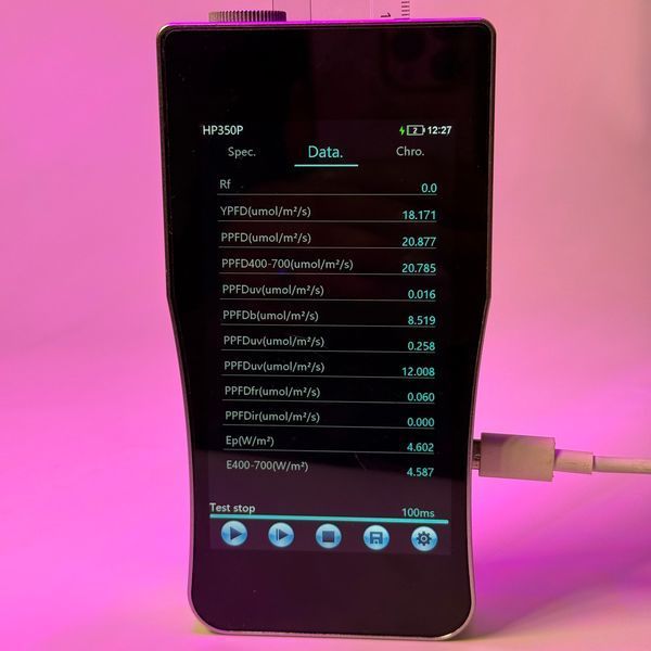 Светодиодная фитолампа 18W 4 ветки USB Full Spectrum 660/450 nm таймер 28773 фото