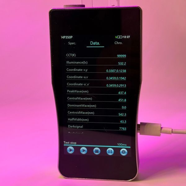 Светодиодная фитолампа 18W 4 ветки USB Full Spectrum 660/450 nm таймер 28773 фото