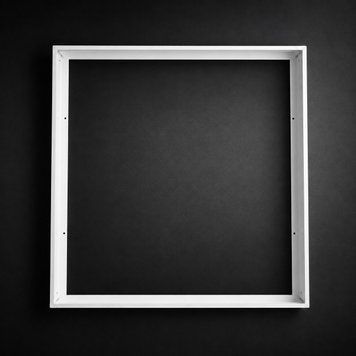 Композитна рамка біла 600&times;600 мм для накладного монтажу лед панелей 25490 фото