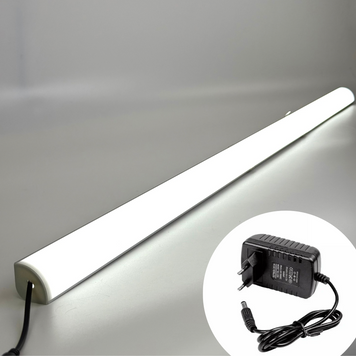 Мощная led подсветка 1.5 м (2 ряда диодов) 30Вт 12В равномерный свет 6500К LED STORY 28104 фото