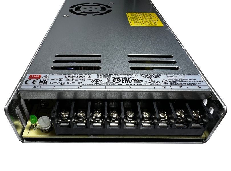 Блок питания для ЛЕД лент 12V 348W 29А IP20 Mean Well 21586 фото