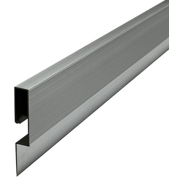 Плинтус алюминиевый с LED подсветкой LSP601 60*10 анодированный 2м ( цена 1м ) 23287 фото