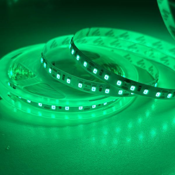 Светодиодная лента SMD 2835 12V 120 д.м. IP20 Зеленый (цена 1 м) 20018 фото