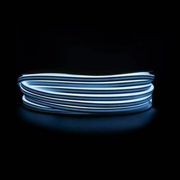 Неонова led стрічка 220V 120 LED/м 6&times;12 мм IP68 блакитний лід 28835 фото