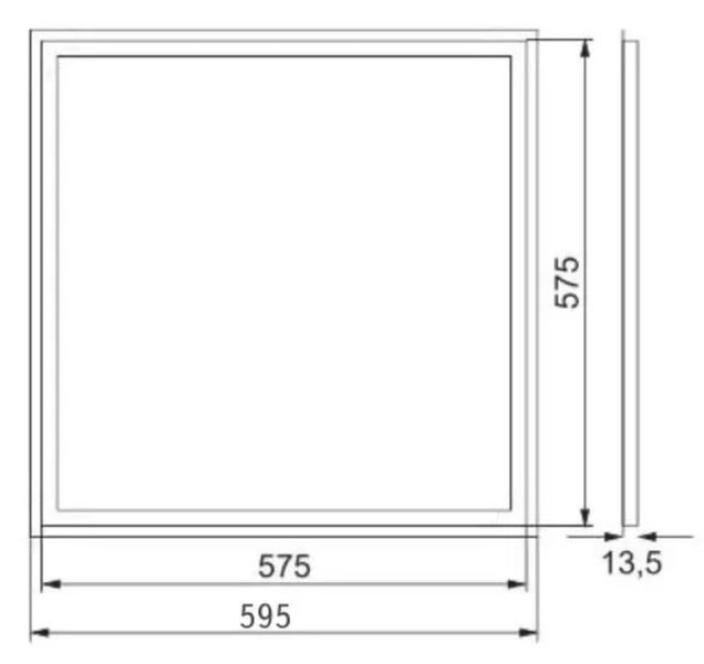 LED рамка LED STORY Premium Арт Панель 40Вт 4000лм 6500К Aluminum 23599 фото