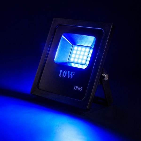 Лед прожектор синій 10W IP65 SMD2835 900Лм РЕМОНТОПРИДАТНИЙ 21720 фото