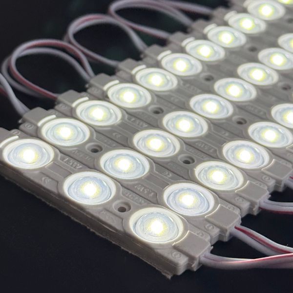 Светодиодный модуль 3 Led 12V SMD2835 0,72W ​​6500K (кратно 10 шт) (цена 1шт) 23120 фото