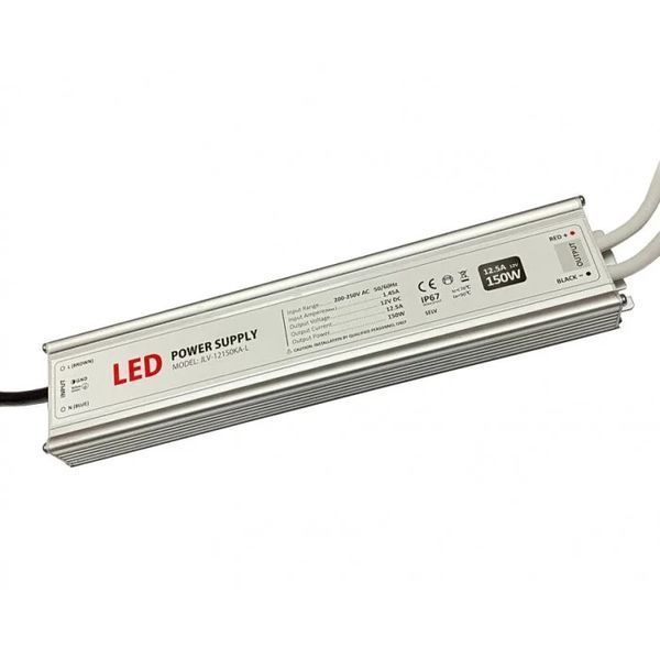 Блок живлення 12V 150W 12.5А IP67 Jinbo Premium 22277 фото
