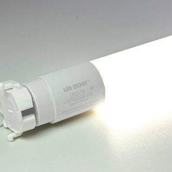 Лампа дневного света 5000К T8 Led-Story Premium 14W 1680Lm 0,9м 2сторонняя 21646 фото