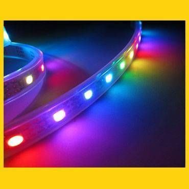 Світлодіодна стрічка RGBW 4/1 SMD 5050 12V 60 д.м. IP20 PROFI (ціна 1м) 20963 фото