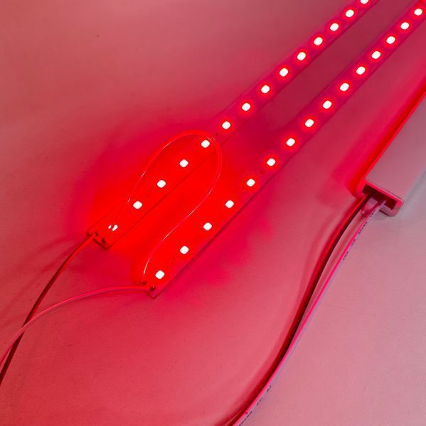 Комплектующие для светильников 36W led линейки красный свет 660nm 1190mm + Драйвер 24565 фото