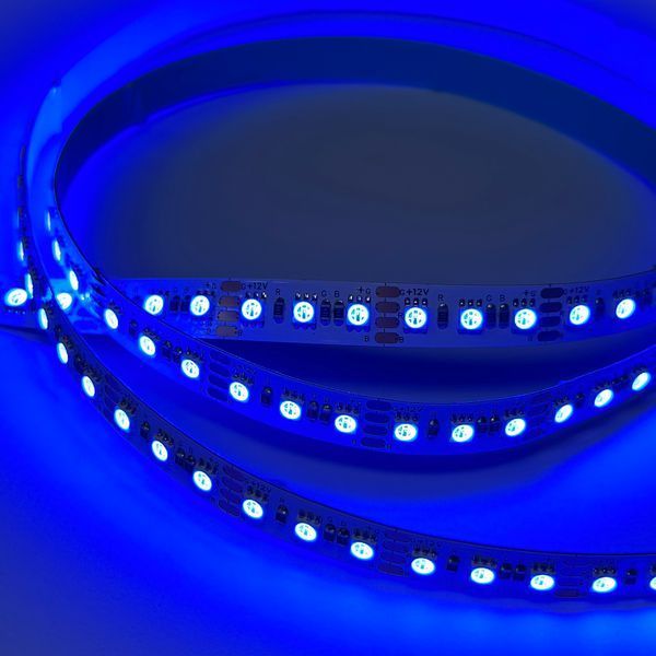 RGB лента 12 вольт светодиодная SMD3535 120д.м. 15Вт/м IP20 упаковка 5м (цена 1м) 25270 фото