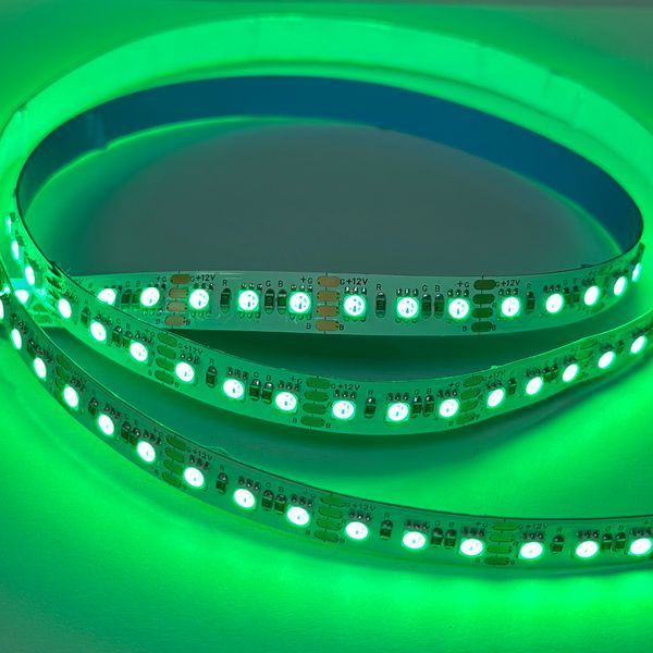 RGB лента 12 вольт светодиодная SMD3535 120д.м. 15Вт/м IP20 упаковка 5м (цена 1м) 25270 фото