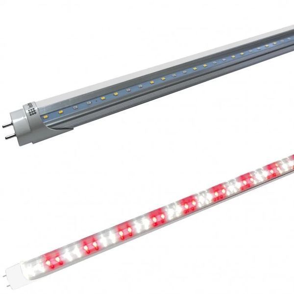Розовая LED лампа Т8 G13 16W 1,2м для освещения мясного прилавка двухстороннее подключение st-01070 фото