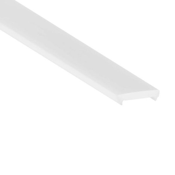 LED профіль підлоговий LS09 анодований з матовим розсіювачем 2м (ціна 1м) 23573 фото