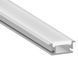 LED профіль підлоговий LS09 анодований з матовим розсіювачем 2м (ціна 1м) 23573 фото 1