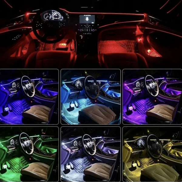 Підсвітка в машину 12V Multicolor RGB 22064 фото