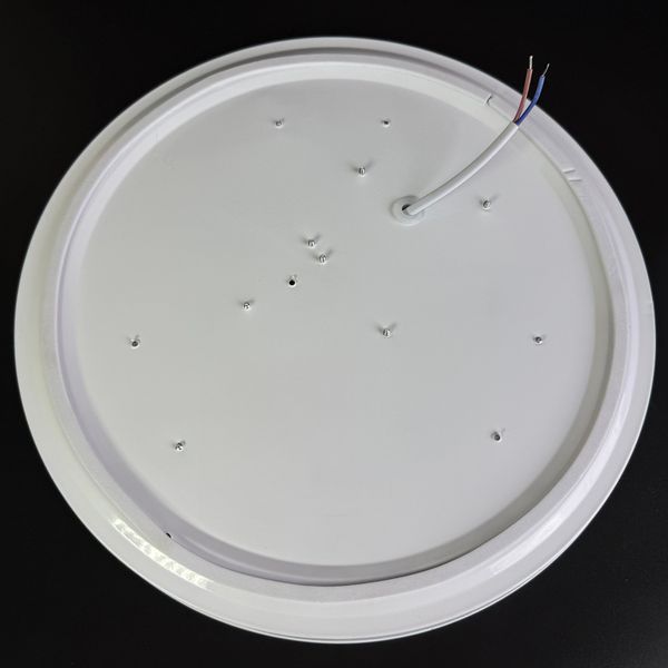 Led світильник для стелі 36Вт 6000К білий корпус, матовий розсіювач &Oslash;330 мм 27519 фото