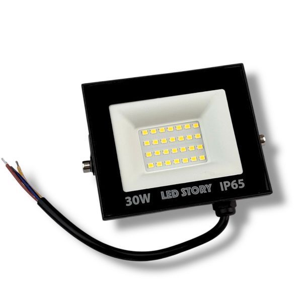 Прожектор світлодіодний 30Вт 2550Лм IP65 SMD led 220В 6500К Холодний білий 20311 фото