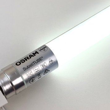 LED лампа T8 Osram ST8-HB2 0,6м 8W 800Lm 6500K холодный белый свет двустороннее подключение 21854 фото