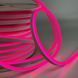 Гнучкий led неон рожевий 12В 8&times;16мм 8Вт/м 120д.м. IP65 різ 1см (ціна 1м) 27772 фото 1