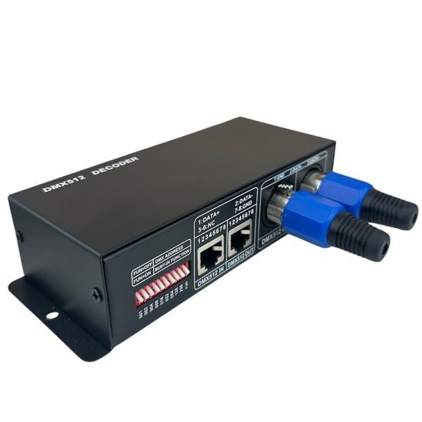 DMX 512 Декодер RGB 12-24В 4 канала х 8А с режимом автономной работы 21299 фото