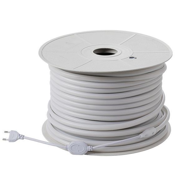 Неон сверхяркий COB/FCOB 220В 5х10мм 10W 288 д.м. IP65 6500К LED STORY (цена 1м) 25589 фото